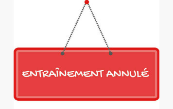 Cours annulés